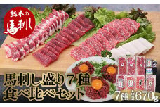 FKP9-567 豪華！馬刺し盛り 7種食べ比べセット