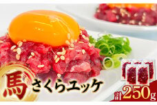 FKP9-617 馬さくら ユッケ 250g (50g×5) 馬肉 小分け 冷凍 九州 熊本県 球磨村
