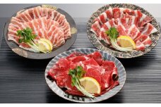 【桜屋】 新感覚！ 極薄スライス 「花びら馬刺し」 3種盛り 計300g （専用醤油付き 150ml×1本） 馬刺し 馬刺 馬肉 馬 赤身 霜降り フタエゴ 冷凍