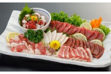 【桜屋】 馬刺し 6種 計540g （専用醤油付き 150ml×1本） 馬刺 馬肉 馬 赤身馬刺し 赤身 コウネ ハツ サガリ フタエゴ 馬刺しユッケ ユッケ 冷凍