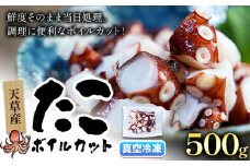 天草産 タコ ボイルカット 合計500g 高橋商店《30日以内に出荷予定(土日祝除く)》タコ 蛸 冷凍 カット済 小分けパック ボイル お刺身 たこ飯 たこ焼き ぶたあえ タコパ 唐揚げ 酢の物 国産 天草 苓北 熊本 送料無料【配送不可地域あり】
