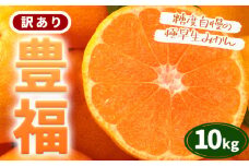 訳あり 極早生みかん 「 豊福 」10kg 箱入り 都呂々みかん生産者グループ《2025年10月中旬-11月下旬頃出荷》 フルーツ 果物 くだもの 柑橘 みかん ミカン 蜜柑 熊本県 苓北町【配送不可地域あり】