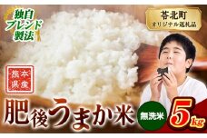 米  熊本県産 肥後うまか米 5kg 無洗米 精米 こめ  コメ お米 おこめ ブレンド米《9月下旬-11月上旬頃出荷》熊本県産  コメ お米 おこめ