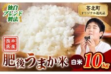米  熊本県産 肥後うまか米 10kg(5kg×2袋) 白米 精米 こめ  コメ お米 おこめ ブレンド米《9月下旬-11月上旬頃出荷》熊本県産  コメ お米 おこめ