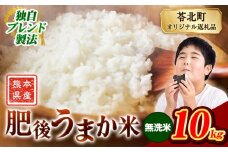 米  熊本県産 肥後うまか米 10kg(5kg×2袋) 無洗米 精米 こめ  コメ お米 おこめ ブレンド米《9月下旬-11月上旬頃出荷》熊本県産  コメ お米 おこめ