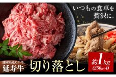 熊本県産 あか牛 「-延寿牛-」 切り落とし 約1kg 株式会社ワンエイト《30日以内に出荷予定(土日祝除く)》熊本県 苓北町 延寿牛 牛肉 切り落とし【配送不可地域あり】