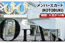 大分県芸術文化友の会「びび」メンバーズカード(KOTOBUKI)大分県立美術館 iichiko総合文化センター 美術館 企画展【opbb001】【芸術文化スポーツ振興財団】