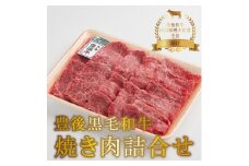 豊後黒毛和牛焼肉詰合せ約700g 牛肉 焼肉 和牛 国産 赤身 おおいた和牛 すき焼き 焼肉用 キャンプ バーベキュー A01023 