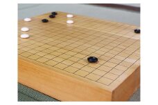 本榧二寸接卓上碁盤（板目） 木製 天然木 将棋盤 囲碁 国産 家庭用 贈り物 プレゼント ギフト 板目 U01003
