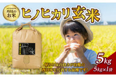 丹生米の里丹川のお米 ヒノヒカリ玄米 5kg 米 玄米 大分県 ご飯 食物繊維 美味しい お弁当 ブランド米 人気 玄米食 B02007