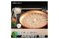 臼杵ふぐ山田や　ふぐ刺身セット　2人前 ふぐ 刺身 セット 新鮮 薬味付 大分県 とらふぐ ふぐ料理 冷蔵 本場 老舗 料亭 贅沢 贈り物 E05017