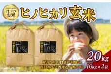 丹生米の里丹川のお米 ヒノヒカリ玄米 20kg 米 玄米 大分県 ご飯 食物繊維 美味しい お弁当 ブランド米 人気 玄米食 B02009