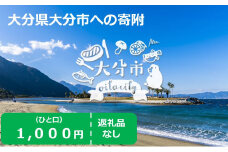 大分県大分市 返礼品なし（寄附のみの受付となります） 一口1,000円 大分県 大分市 寄附 事業 1000円 応援 エール 返礼品なし ふるさと納税 温泉 Z03001