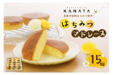 国産非加熱はちみつ使用 はちみつマドレーヌ15個セット 大分 洋菓子 マドレーヌ 手土産 国産 はちみつ スイーツ デザート ギフト おやつ J01026