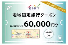 大分県大分市 日本旅行 地域限定旅行クーポン 【60,000円分】 旅行 パッケージ旅行 観光 体験 宿泊 航空券 JR券 レンタカー 入場券 ゴルフ O02050