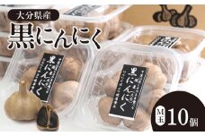 黒にんにく M玉 10個 （九州/大分産） 大分 常温 ファイトケミカル 健康食品 ニンニク 無添加 小分け 熟成 疲労回復 甘い F12018