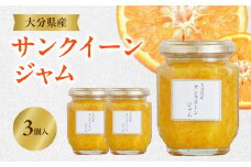 サンクイーンジャム 140g×3個 大分県産 サンクイーン ジャム 柑橘 みかん みかんジャム フルーツ フルーツジャム 大分特産 セミノール K09001