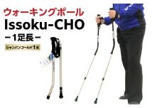 ウォーキングポール Issoku-CHO（1足長） シャンパンゴールド 1本 杖 歩行補助 特許取得 グッドデザイン賞 アウトドアスポーツ 山登り トレッキング ハイキング 登山 ウォーキング R17008