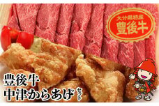 おおいた和牛・中津からあげセット 黒毛和牛 骨なしミックス 冷凍 | 唐揚げ 唐揚 黒毛和牛 牛肉 冷凍 詰め合わせ