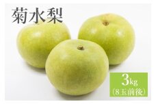西江豊水園の菊水梨 約3kg ( 8個前後 ) | フルーツ 果物 くだもの 果実 数量限定 旬 完熟梨 梨 なし ナシ 菊水 菊水梨 和梨 3kg 3キロ 新鮮 産地直送 大分県産 九州産 国産 大分県 中津市