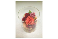 バラの花 プリザーブドフラワー Sサイズ W9.5cm*D9.5cm*Ｈ12cm | ドライフラワー バラ 薔薇 花 お花 フラワー 母の日 インテリア おしゃれ オシャレ プレゼント ギフト 贈答 贈り物 花結び 大分県 中津市
