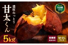 大分県産 かんしょ 甘太くん 約 5kg  M・L・2L | さつまいも さつま芋 サツマイモ 芋 いも 紅はるか べにはるか 焼き芋 おやつ ブランド 九州産 国産 大分県 中津市