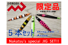 【Dragonシリーズ】中津市限定スペシャルジグセット 40g×5個 限定カラー 数量限定 | Dragon 中津市限定 限定 ジグ ジグセット スペシャルジグセット ルアー 大分県 中津市