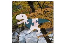 手づくり木製パズル（ティラノザウルス） | 企業組合みずから 環境に配慮 地産杉材 えごま油
