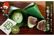 【数量限定】生麩まんじゅう 7個入 | 中津菓子かねい  冷凍発送 饅頭 和菓子 お菓子 菓子 和スイーツ こしあん あんこスイーツ 大分県 中津市