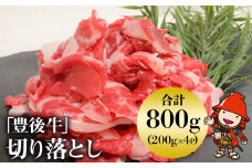 豊後牛 切り落とし 200g×4 (合計800g) | お肉 肉 おにく にく 牛 牛肉 和牛 国産牛 切り落し ブランド牛 ミートクレスト 大分県産 九州産 国産 冷凍 大分県 中津市