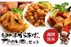 中津からあげ からいちセット | 調理済み 骨なしミックス なんこつ 手羽先 南蛮 ガーリックの素 中津からあげ 唐揚げ からあげ から揚げ レンジ 冷凍 冷凍食品 弁当 おかず お惣菜 おつまみ 大分県 中津市