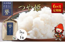 【寄附使途限定】【6ヶ月定期便】九州米・食味コンクール最優秀賞受賞 大分県中津産やまくに誉 つや姫 5kg×1袋 (毎月1回)  | お米 米 おこめ こめ 精米 白米 5キロ ご飯 九州産 国産 国産米 大分県米 九州米 定期 定期便 6回定期便 大分県 中津市