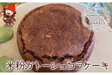 米粉 ガトーショコラケーキ | お菓子 菓子 焼き菓子 おかし けーき ケーキ ショコラ ガトーショコラ グルテンフリー 卵 乳製品 小麦粉 不使用 ホールケーキ チョコケーキ チョコレートケーキ ブラウニー 大分県 中津市