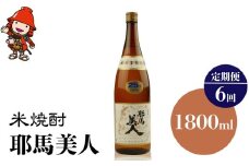 【定期便6回】米焼酎 耶馬美人 25度 1,800ml×1本 | 大分県中津市の地酒 地酒 米 焼酎 酒 アルコール 大分県産 九州産 定期 定期便 大分県 中津市