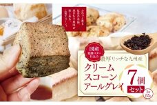 国産発酵バター仕込みの濃厚リッチな九州産生クリームスコーン アールグレイ7個セット | お菓子 菓子 おかし 洋菓子 焼き菓子 イギリス菓子 スコーン 生クリーム 生クリームスコーン アールグレイ 紅茶 ティー 紅茶スコーン 手作り おやつ デザート スイーツ ティータイム カフェスイーツ 大分県 中津市