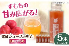 発酵ジュースのもと〈日田すもも〉 110ml×5本 日田市 / 株式会社インパクト　ジュース 健康 飲料[ARDA005]