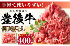 【お試しにピッタリ！】 おおいた豊後牛 牛肉 切り落とし 400g 日田市 / 株式会社MEAT PLUS 牛肉 おおいた豊後牛 おおいた 豊後牛 黒毛和牛 赤身 薄切り 切り落とし 和牛 [AREI001]
