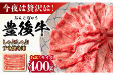 おおいた豊後牛 しゃぶしゃぶすき焼き用（肩ロース・肩バラ・モモ）400g 日田市 / 株式会社MEAT PLUS 牛肉 おおいた豊後牛 おおいた 豊後牛 黒毛和牛 スライス しゃぶしゃぶすき焼き しゃぶしゃぶ すき焼き 和牛 [AREI009]
