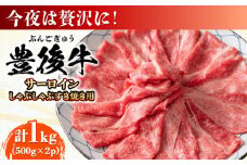 【厳選部位】おおいた豊後牛 サーロイン しゃぶしゃぶすき焼き用 1kg (500g×2P) 日田市 / 株式会社MEAT PLUS おおいた豊後牛 おおいた 豊後牛 黒毛和牛 スライス しゃぶしゃぶすき焼き しゃぶしゃぶ すき焼き 小分け サーロイン和牛  [AREI018]