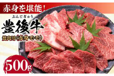 おおいた豊後牛 赤身モモ 焼肉用 500g 日田市 / 株式会社MEAT PLUS 牛肉 おおいた豊後牛 おおいた 豊後牛 黒毛和牛 国産 赤身 モモ もも 焼肉 焼肉用 和牛 [AREI019]