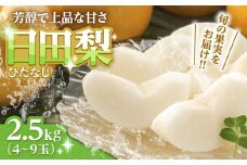 【期間限定】　旬の日田梨お届け便　約2.5kg(幸水梨、豊水梨、秋月梨、新高梨、新興梨) なし 梨 果物 フルーツ 和梨 こうすい ほうすい あきづき しんこう にいたか 甘い 梨 日田市 / 南国フルーツ株式会社  [ARET007]