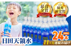 【全11回定期便】 日田天領水 500ml×24本 日田市 / グリーングループ株式会社 [AREG048]
