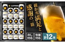サッポロ生ビール黒ラベル ギフトセット 350ml×10本、500ml×2本 日田市 / 深見酒舗　ビール  [AREY008]