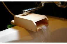 【自宅で温泉気分を味わえる】取り付けるだけ！温泉湯口　日田市 / ライフデザインショップ エリアス　バスグッズ バスルーム 温泉気分 [ARAC020]