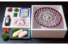 【白子付】臼杵とらふぐ刺しふぐ鍋セット（4～5人前）［冷蔵］ふく亭別館・高島水産　