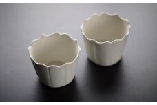 〔臼杵焼〕稜花蕎麦猪口（白）【2個セット】