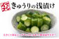 イチ押しの使い方は、「きゅうりの浅漬け」！