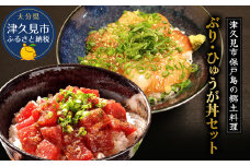 ぶり・まぐろの漬け丼（ひゅうが丼）セットぶりのりゅきゅう100g×4P・まぐろ(ひゅうが丼)120g×4P 鮪丼 まぐろ 大分県産 九州産 津久見市 熨斗対応