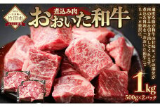 おおいた和牛 煮込み肉 1kg 牛すじ カレー シチュー