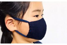 手作り 藍染のガーゼマスク 子供用 マスク 綿100%